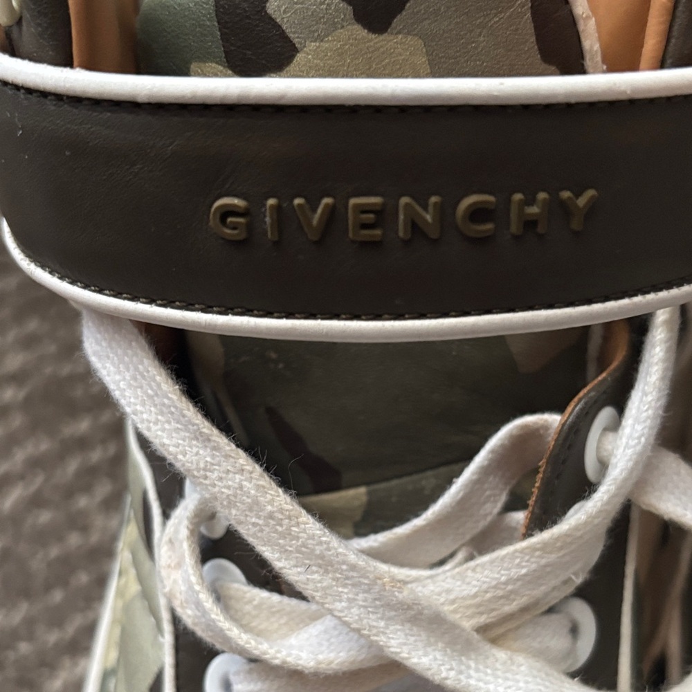 Givenchy Camouflage High-Top Sneakers - Vintage Tyson Collection